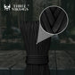 Three Vikings Premium Paracord Rope / Parachute Cord - 750lbs Type IV - 11 Strand Core - in Many Colors and Continuous Spools - Black