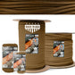 Three Vikings Premium Paracord Rope / Parachute Cord - 750lbs Type IV - 11 Strand Core - in Many Colors and Continuous Spools - Coyote Brown