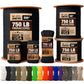 Three Vikings Premium Paracord Rope / Parachute Cord - 750lbs Type IV - 11 Strand Core - in Many Colors and Continuous Spools - Black