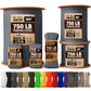 Three Vikings Premium Paracord Rope / Parachute Cord - 750lbs Type IV - 11 Strand Core - in Many Colors and Continuous Spools - Charcoal Gray
