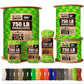 Three Vikings Premium Paracord Rope / Parachute Cord - 750lbs Type IV - 11 Strand Core - in Many Colors and Continuous Spools - Dayglow