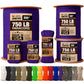 Three Vikings Premium Paracord Rope / Parachute Cord - 750lbs Type IV - 11 Strand Core - in Many Colors and Continuous Spools - Purple