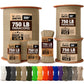 Three Vikings Premium Paracord Rope / Parachute Cord - 750lbs Type IV - 11 Strand Core - in Many Colors and Continuous Spools - Tan