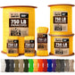 Three Vikings Premium Paracord Rope / Parachute Cord - 750lbs Type IV - 11 Strand Core - in Many Colors and Continuous Spools - Yellow