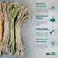 Three Vikings Premium 750 Paracord / Parachute Cord in Many Colors and Continuous Spools - Coiled in Bag - Charcoal Gray 750 lb.
