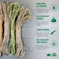 Three Vikings Premium 750 Paracord / Parachute Cord in Many Colors and Continuous Spools - Coiled in Bag - Digital Camo 750 lb.