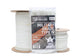Three Vikings Premium 750 Paracord / Parachute Cord in Many Colors and Continuous Spools - Coiled in Bag - White 750 lb.