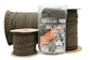 Three Vikings Premium 750 Paracord / Parachute Cord in Many Colors and Continuous Spools - Coiled in Bag - Woodland Camo 750 lb.