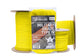 Three Vikings Premium 750 Paracord / Parachute Cord in Many Colors and Continuous Spools - Coiled in Bag - Yellow 750 lb.